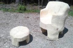 Sessel & Hocker aus Holz